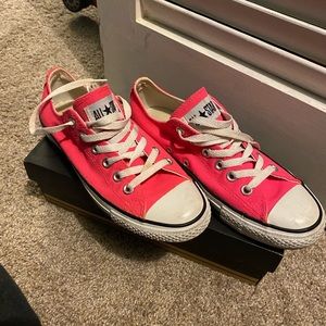 Neon Pink Converse Sz.5M/7W